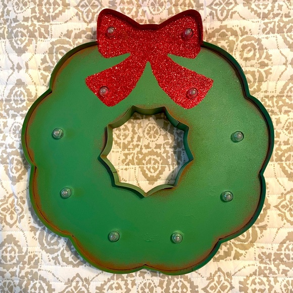 Kirklands Holiday Kirklands Christmas Light Up Wreath Poshmark